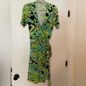 Lilly Pulitzer Adalie Ruffle Wrap Dress